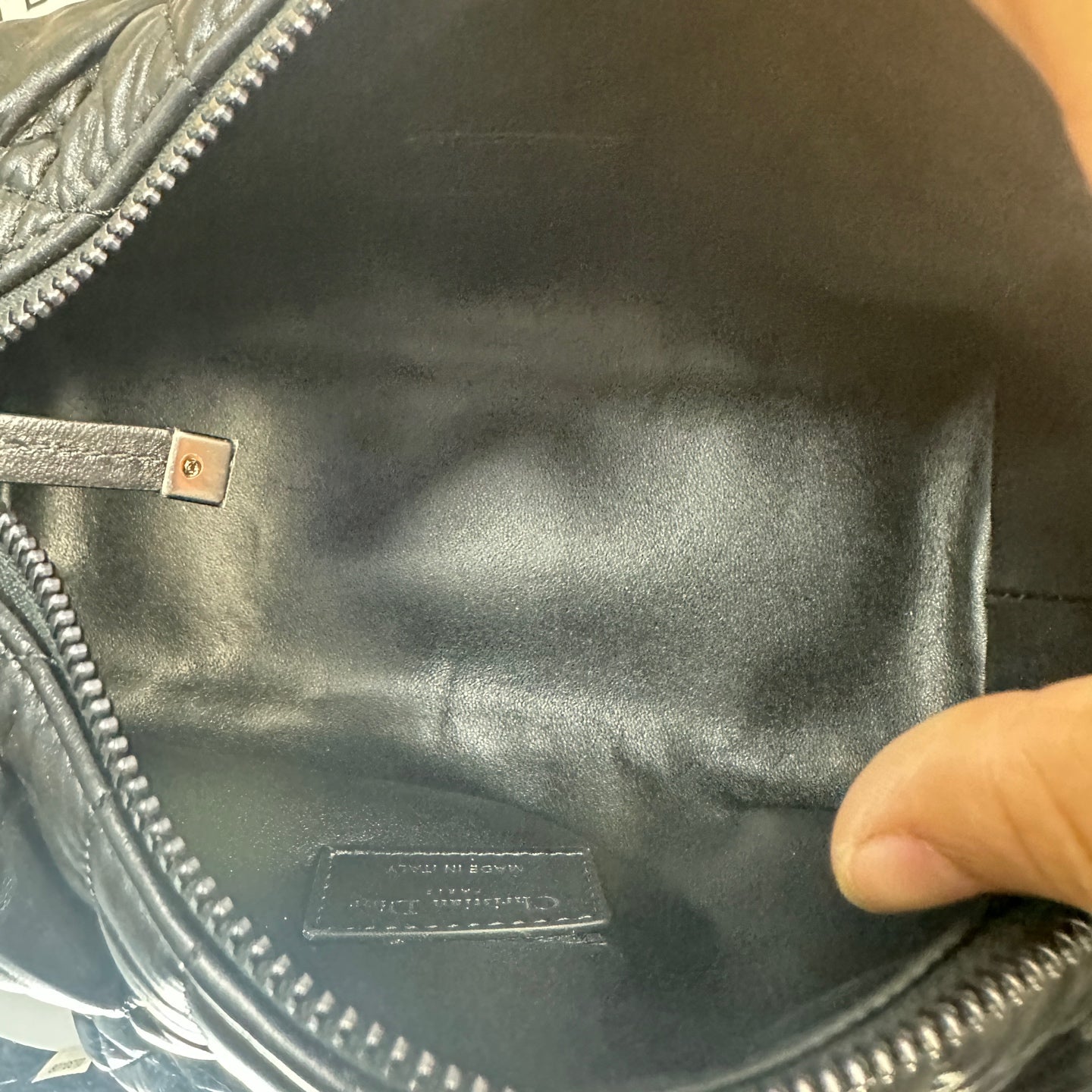 Dior - Lunchbox Bag - Calf leather - Black - (Small)