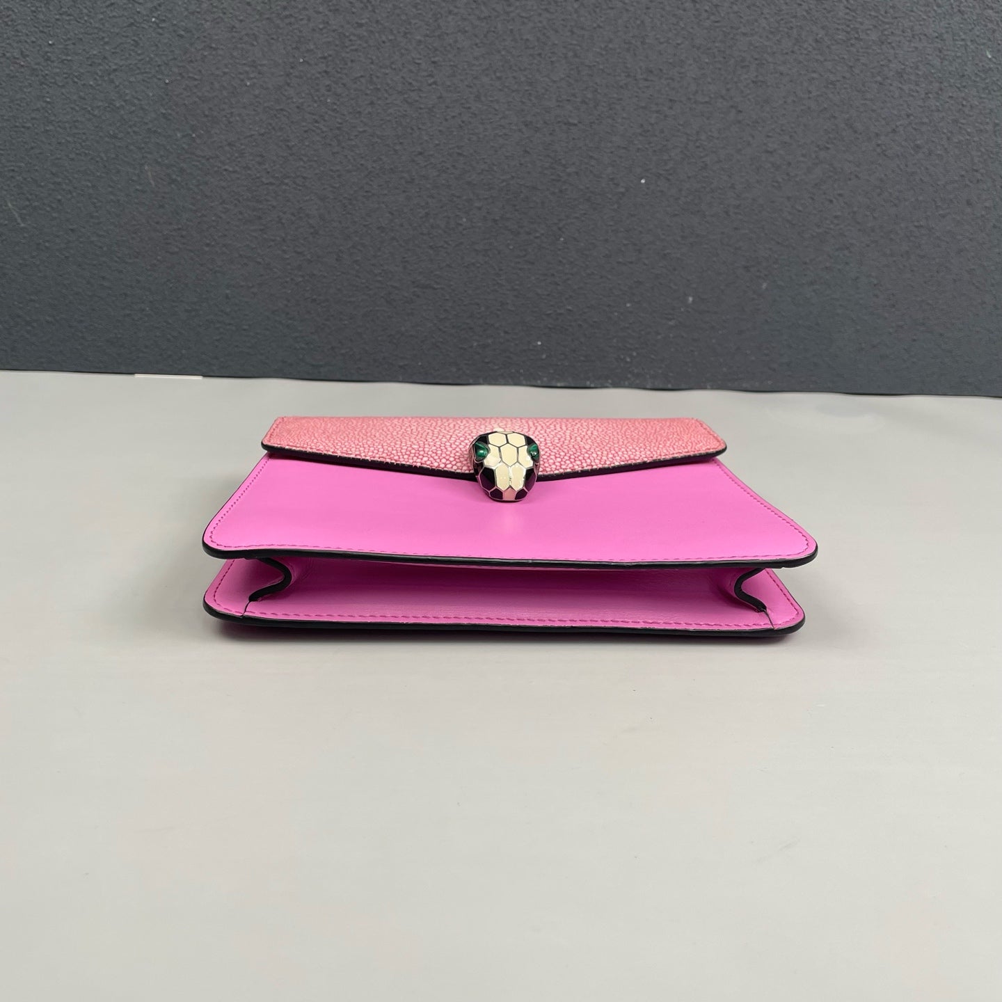 Bvlgari - Serpenti Forever - Stingray leather and Calfskin leather - Pink - (small)