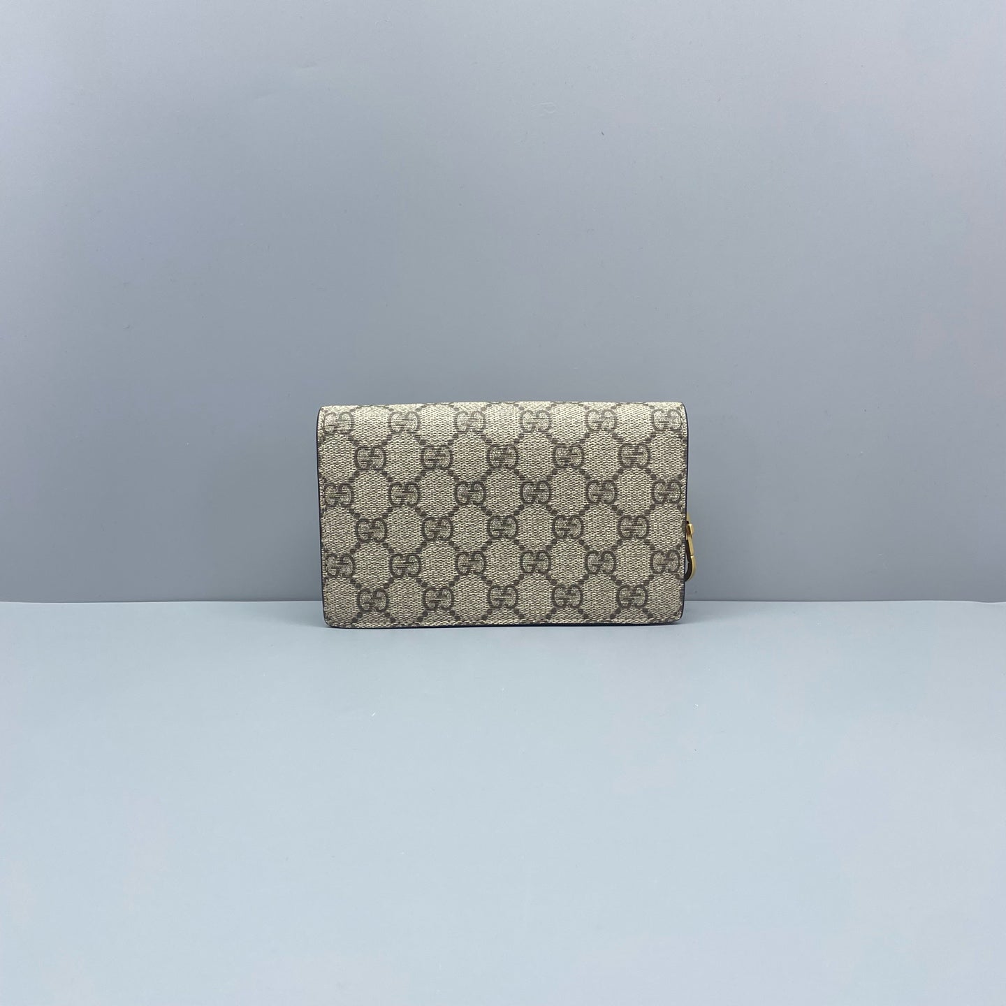 Gucci - GG Supreme Cherry Wallet on Chain - Coated canvas with leather trim - Beige with Red accents - (mini)