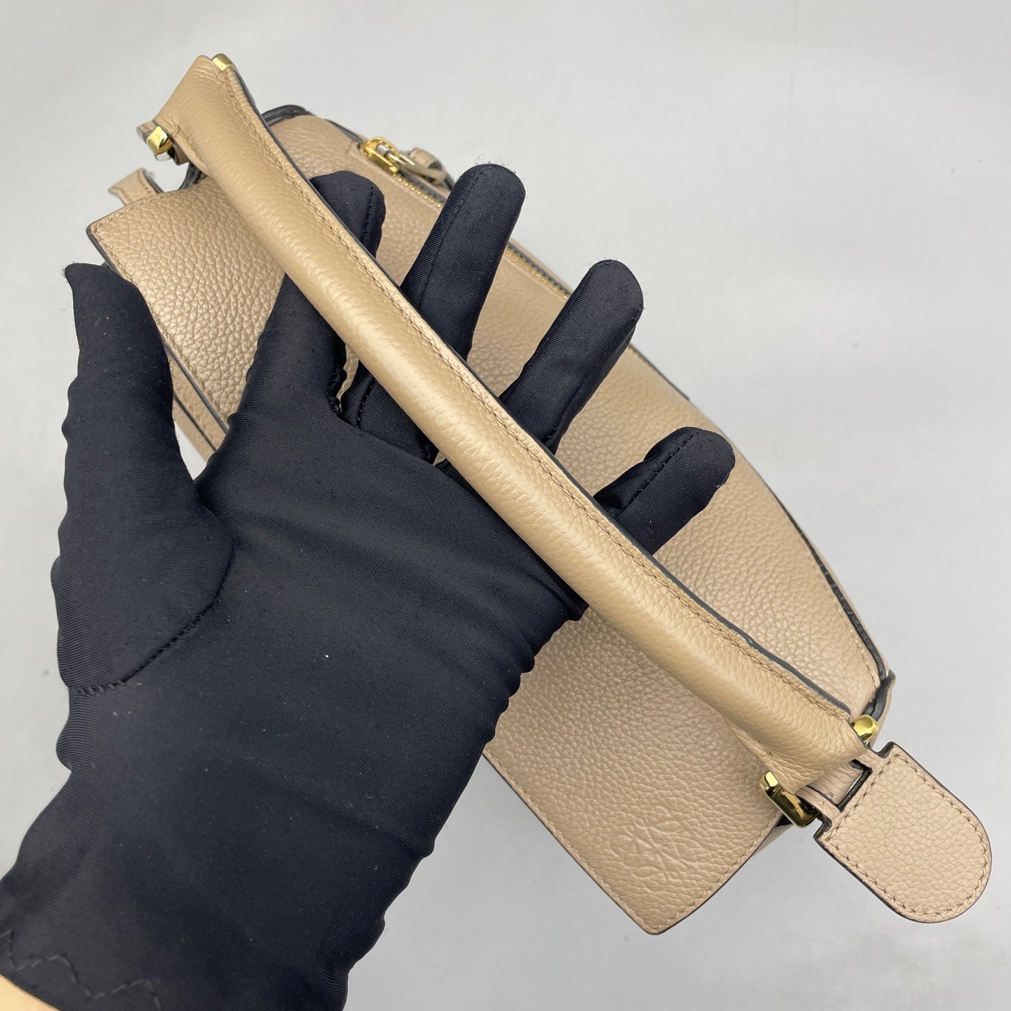 Loewe - Puzzle Bag - Grained calfskin leather - Beige - (Small)