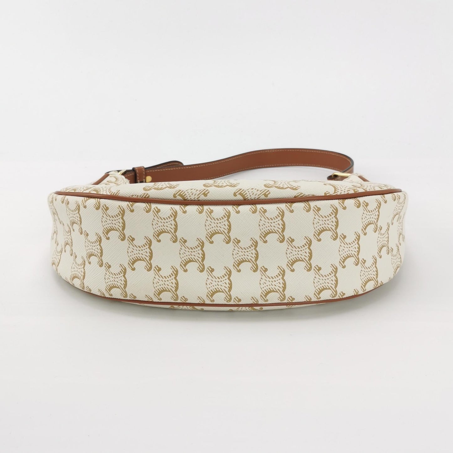Celine - AVA - Coated canvas with leather trim - White - (Small)