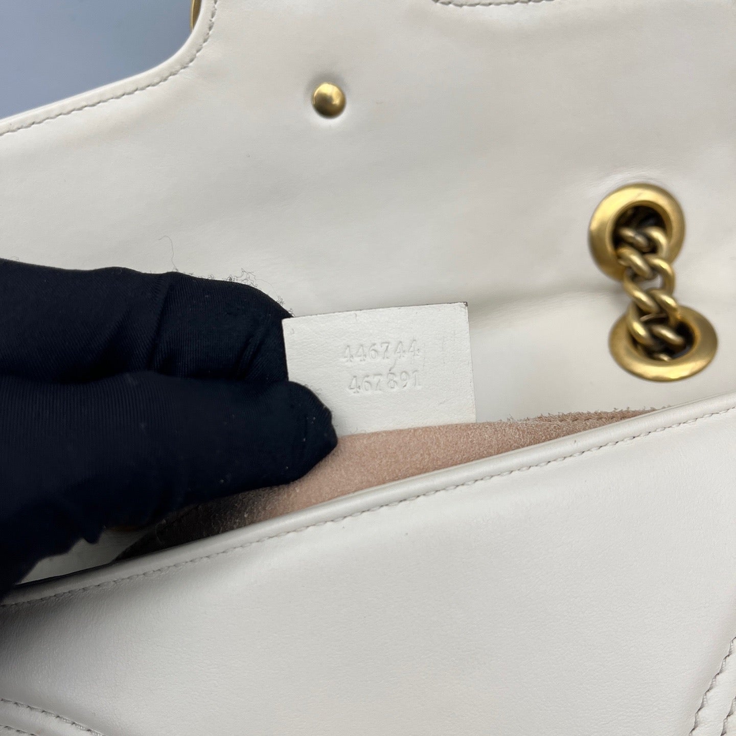 Gucci - GG Marmont Matelassé Mini Bag - Leather - White - (mini)