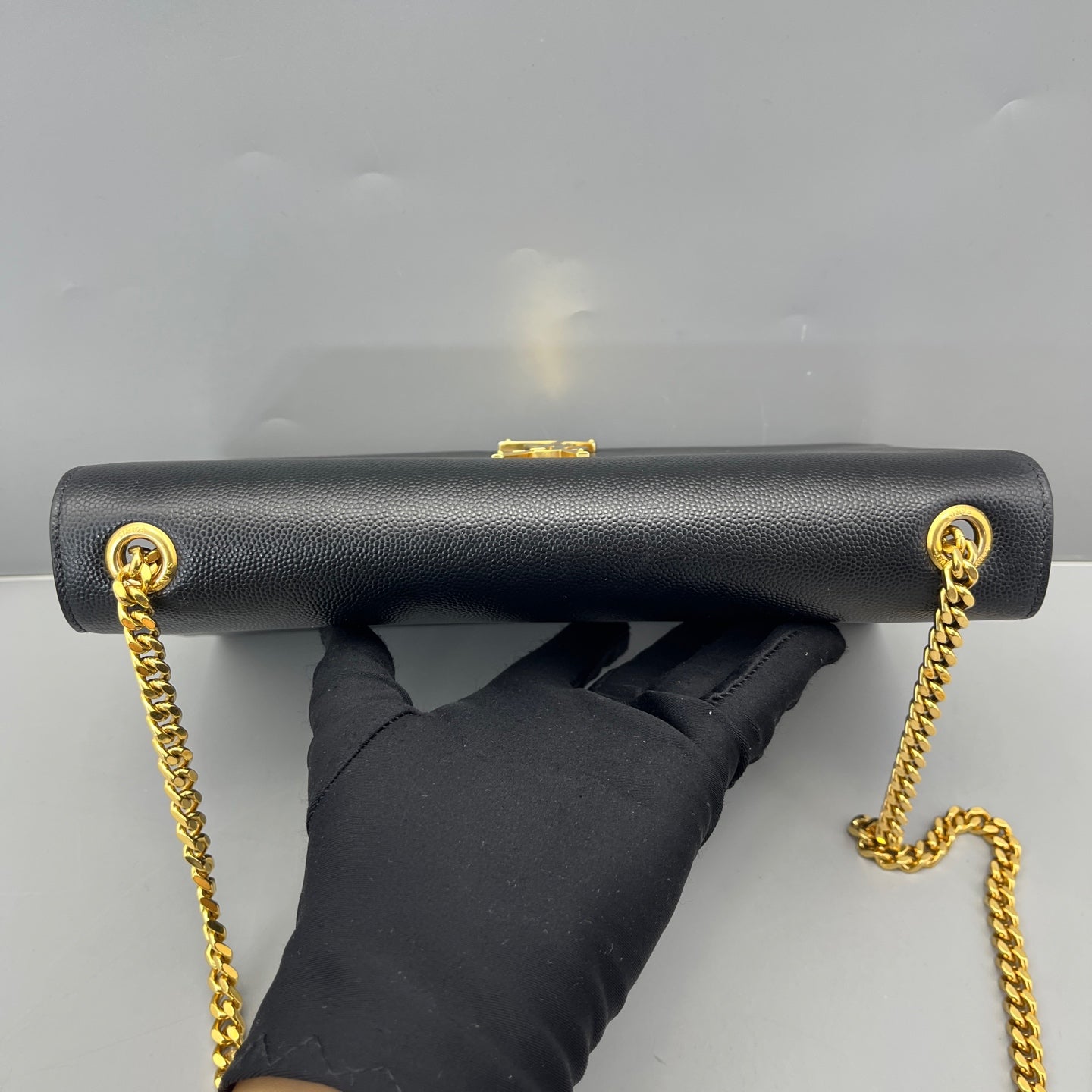 Saint Laurent - Kate Bag - Grained leather - Black - (medium)