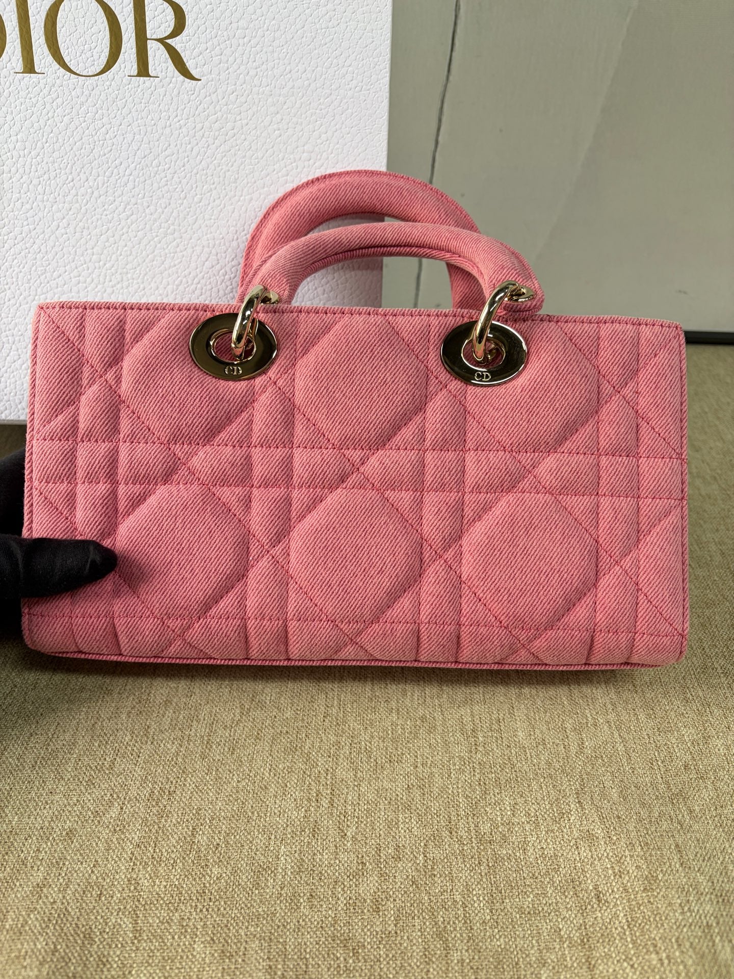 Dior - D-Joy Bag - Denim - Pink - (Medium)