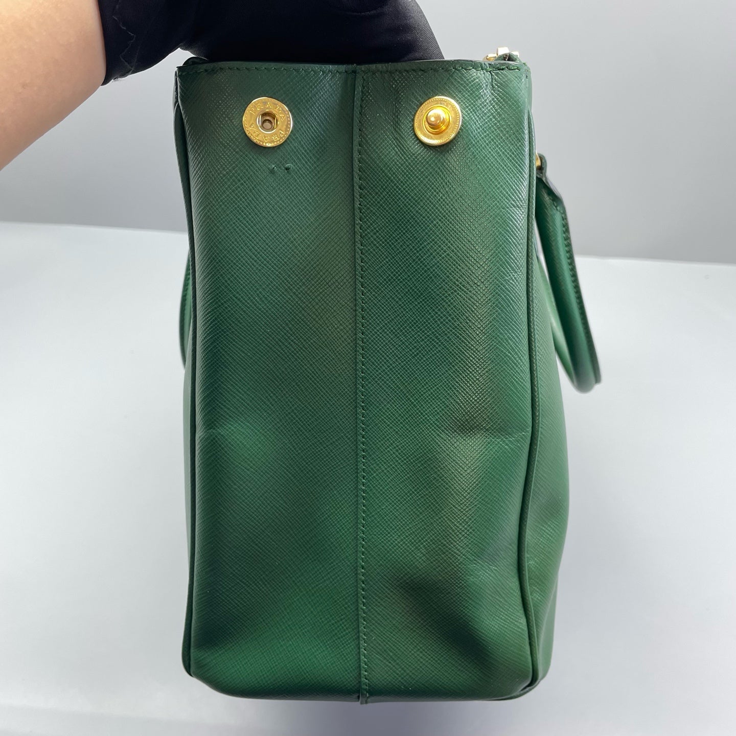 Prada - Saffiano Lux Tote - Leather - Green - (Medium)