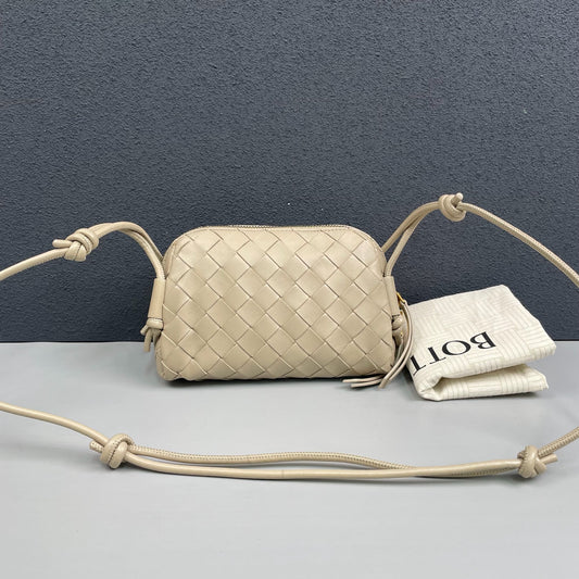 Bottega Veneta - Concert Mini Shell Bag - Leather - Beige - (mini)