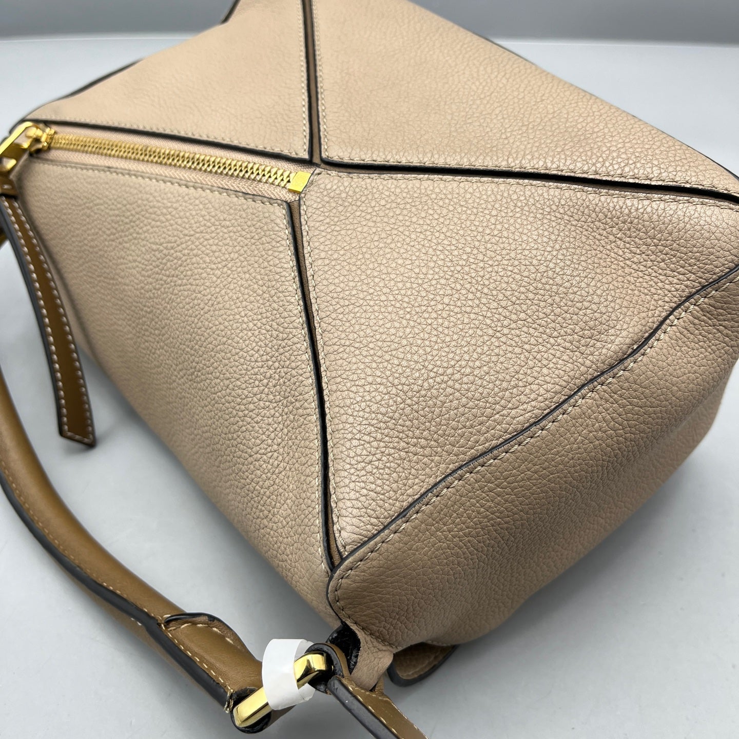 Loewe - Puzzle bag - Grained calfskin leather - Beige - (Small)