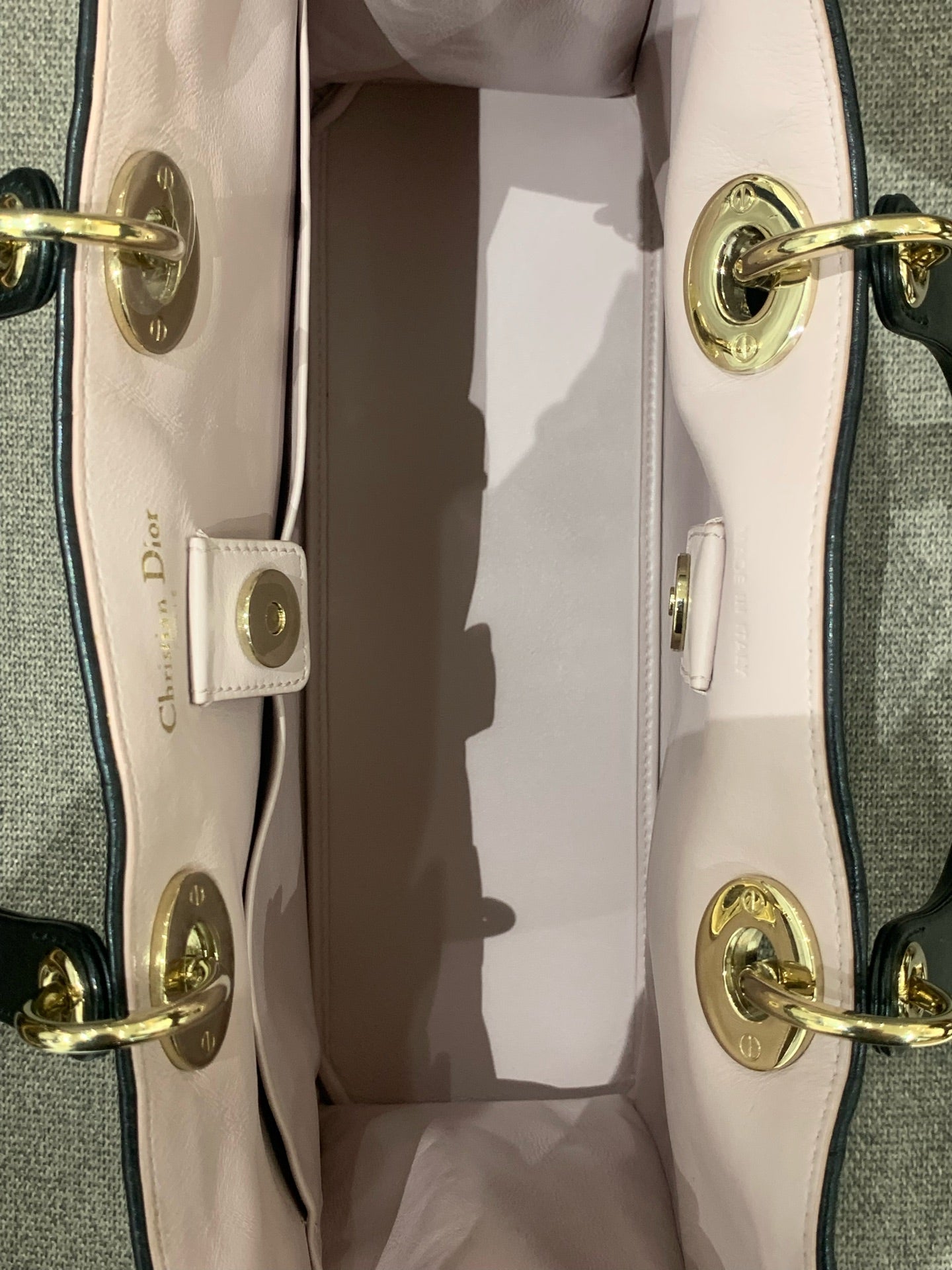 Dior - Diorissimo Medium Tote - Limited Edition Beaded Floral - Calfskin leather - Black - (Medium)