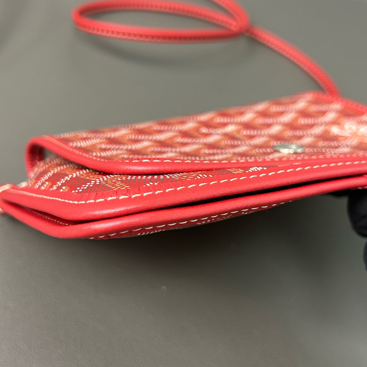 Goyard - Plumet - Goyardine canvas and leather - Red - (mini)