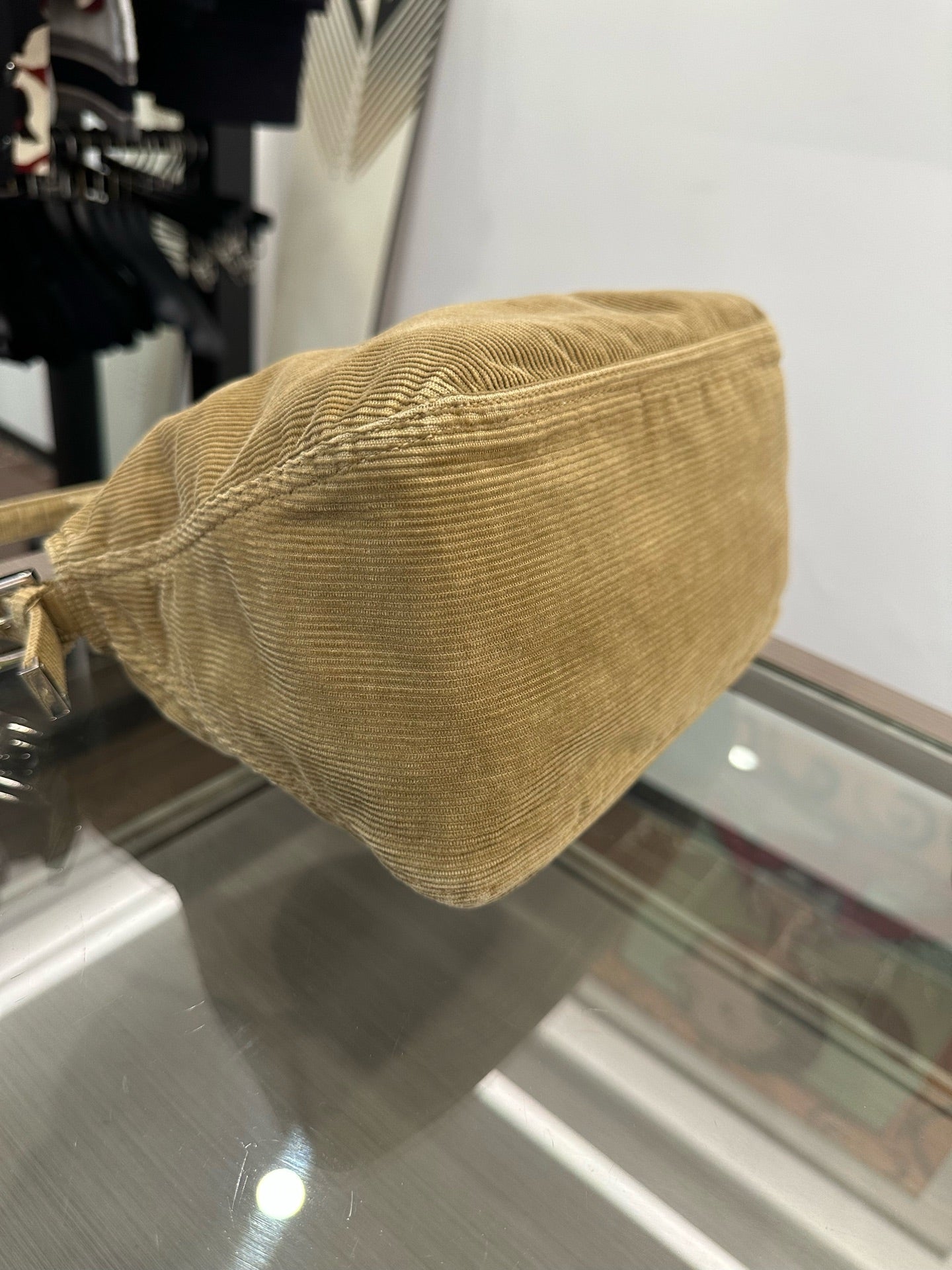 Fendi - Baguette - Corduroy - Yellow - (Medium)