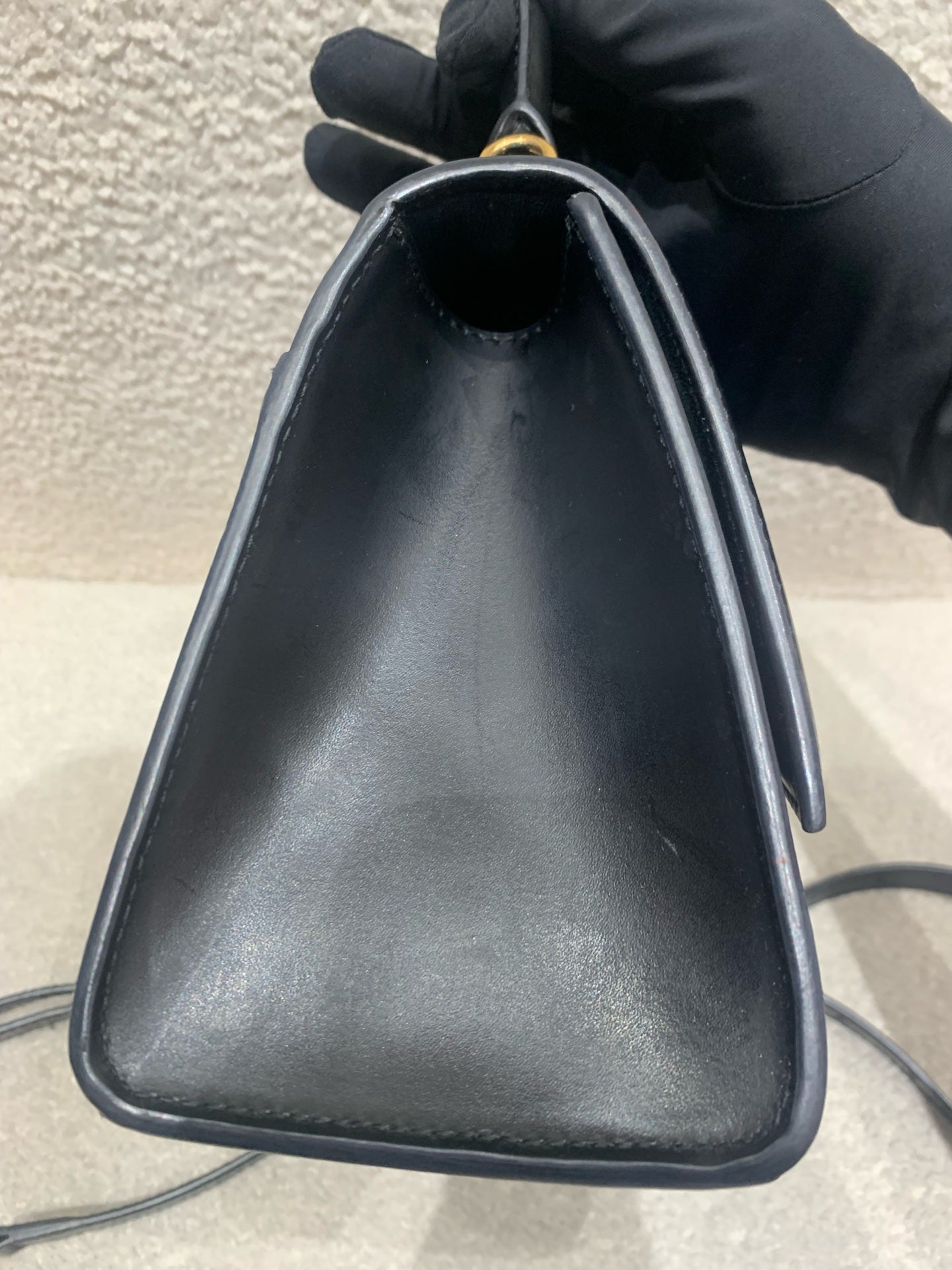 Balenciaga - Hourglass - Smooth calfskin leather - Black - (Small)