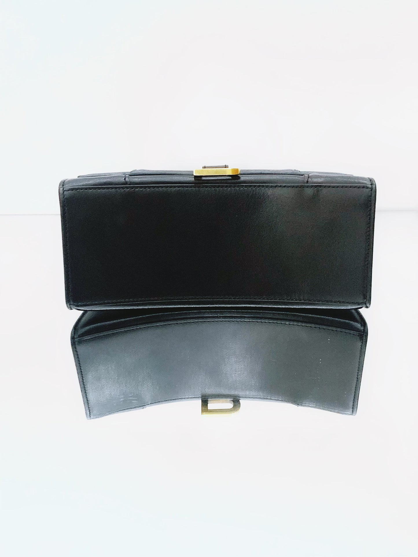 Balenciaga - Hourglass - Smooth calfskin leather - Black - (Small)