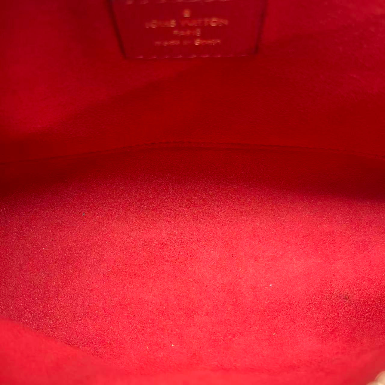 Louis Vuitton - Saint Placide - Monogram coated canvas and grained leather - Brown and Red - (small)