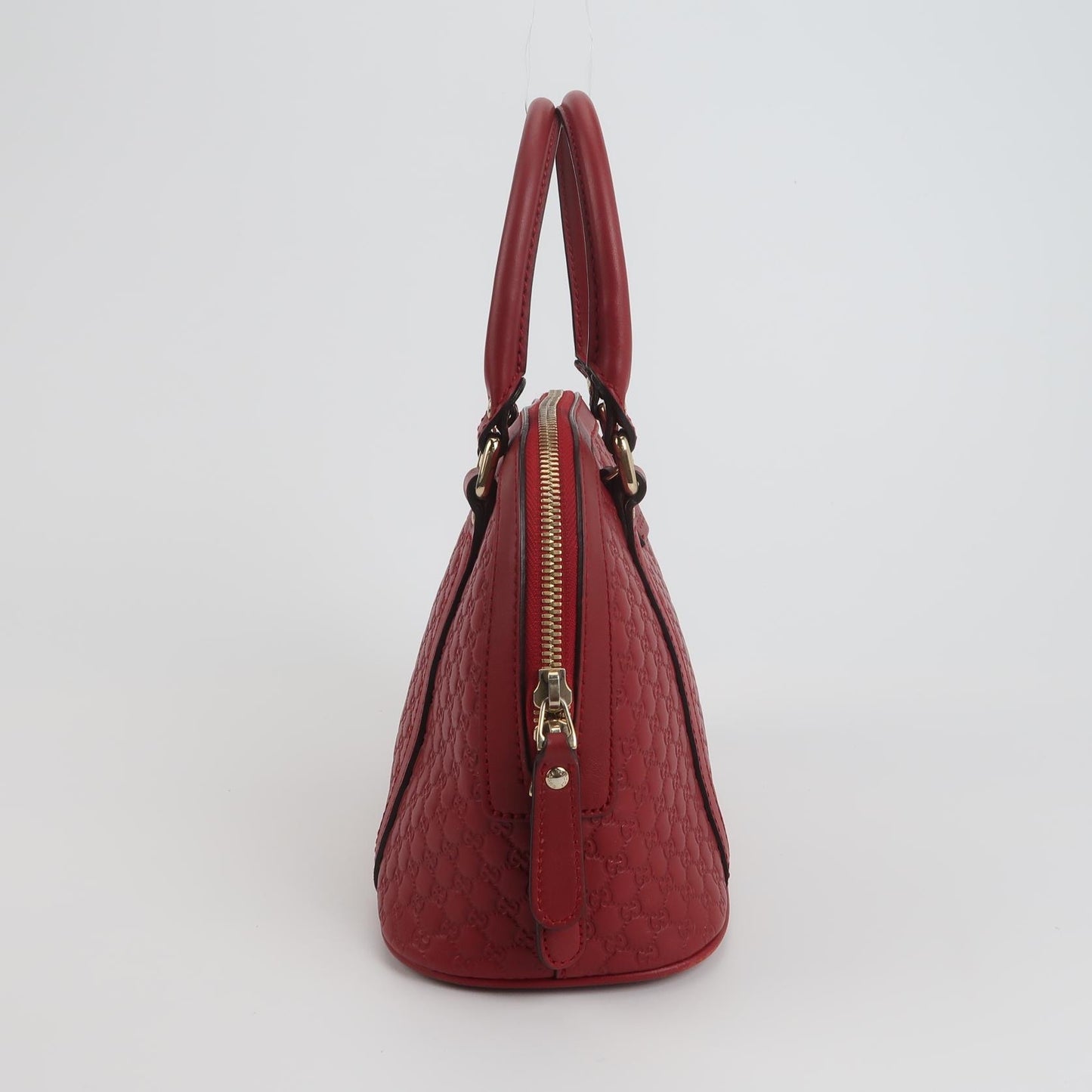 Gucci - Microguccissima Dome Bag (449654) - Leather - Red - (Mini)
