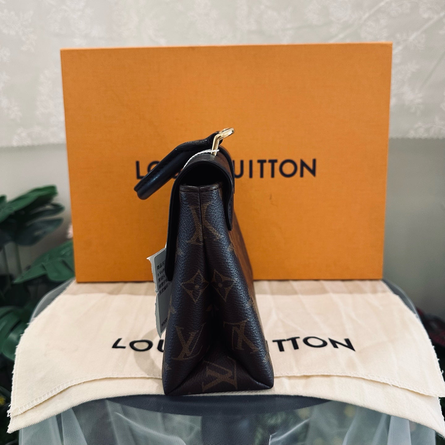 Louis Vuitton - Black Padlock BB - Monogram coated canvas and leather - Black and Brown - (mini)