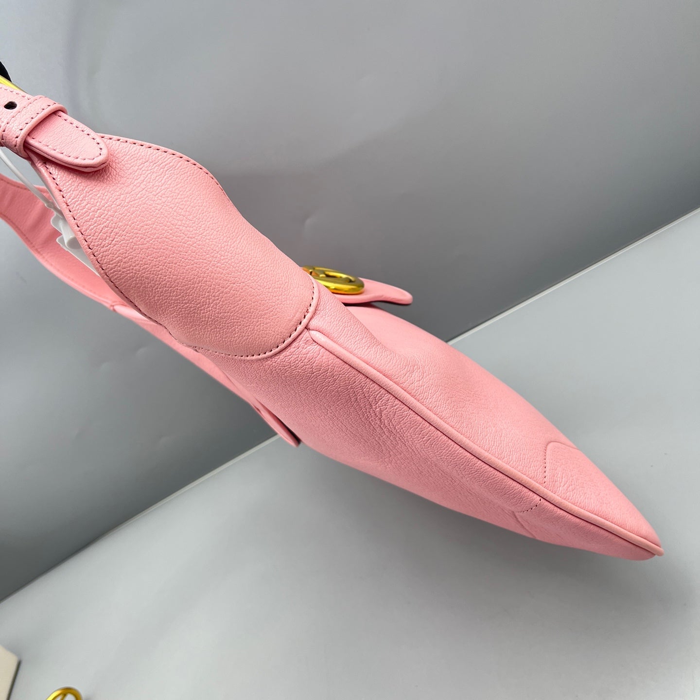 Gucci - Jackie 1961 Crescent Shoulder Bag - Leather - Pink - (medium)
