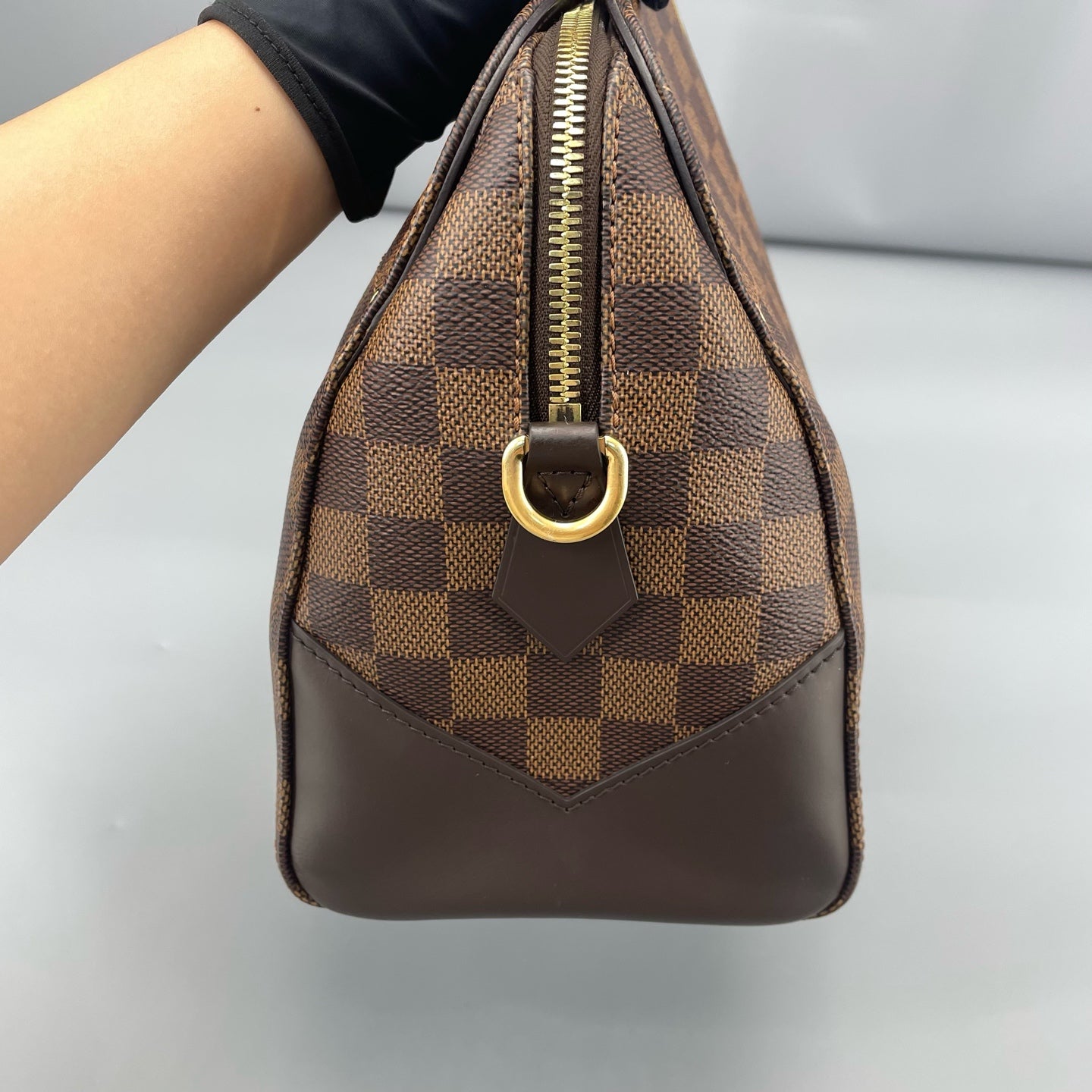 Louis Vuitton - Kensington Bowling - Coated canvas with leather trim - Brown - (medium)