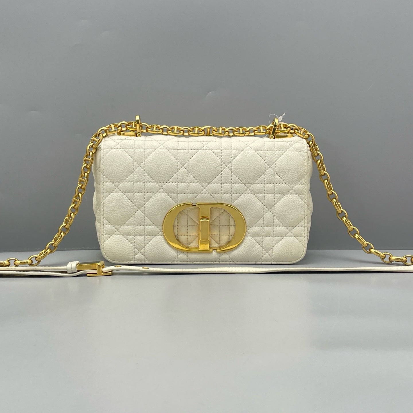Dior - Miss Caro - Grained leather - White - (Mini)