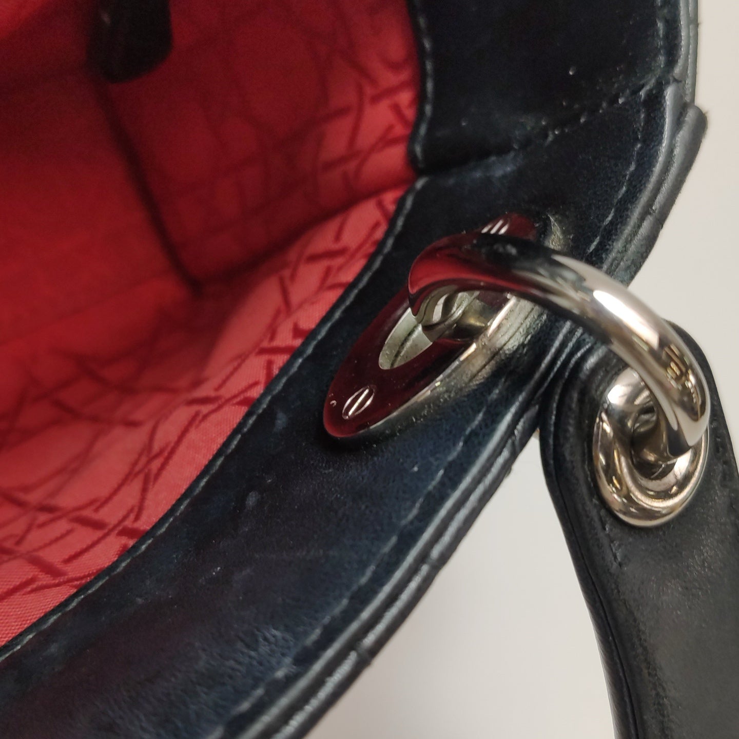 Dior - Lady Dior Mini - Lambskin leather - Black - (mini)