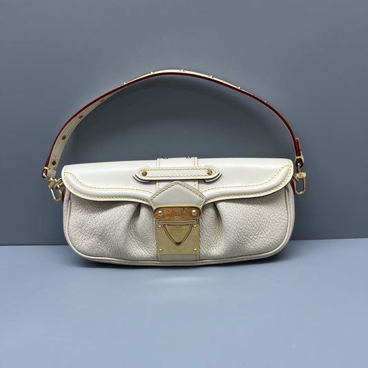 Louis Vuitton - Suhali Shoulder Bag - Goatskin leather - Beige - (small)