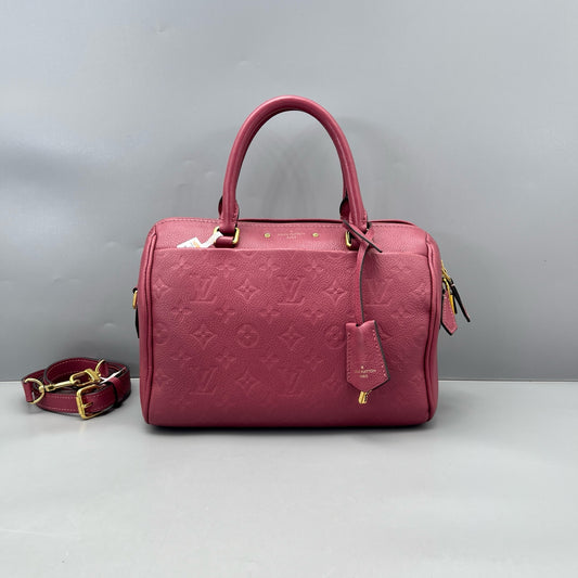 Louis Vuitton - Speedy Bandoulière 25 - Monogram Empreinte leather - Purple - (small)