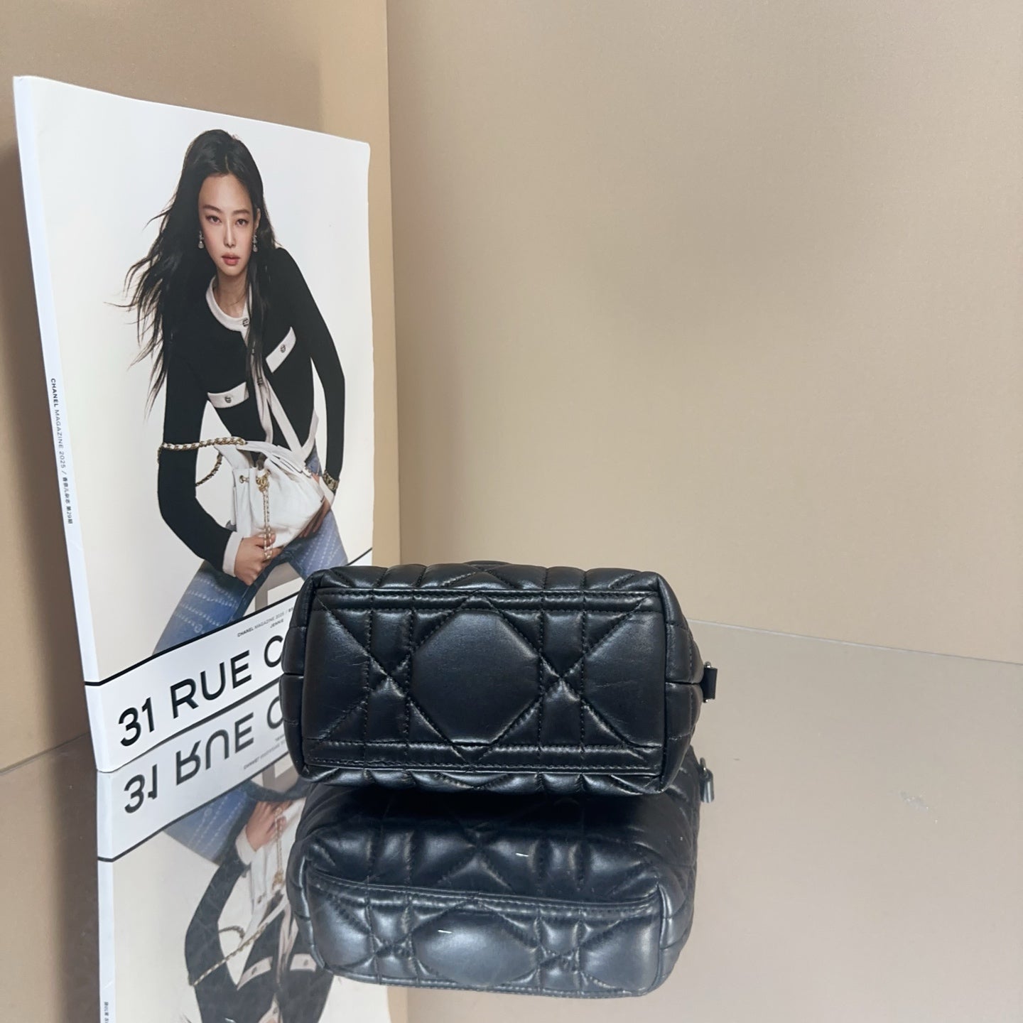 Dior - Travel Nomad Small Lunchbox Bag - Lambskin leather - Black - (mini)