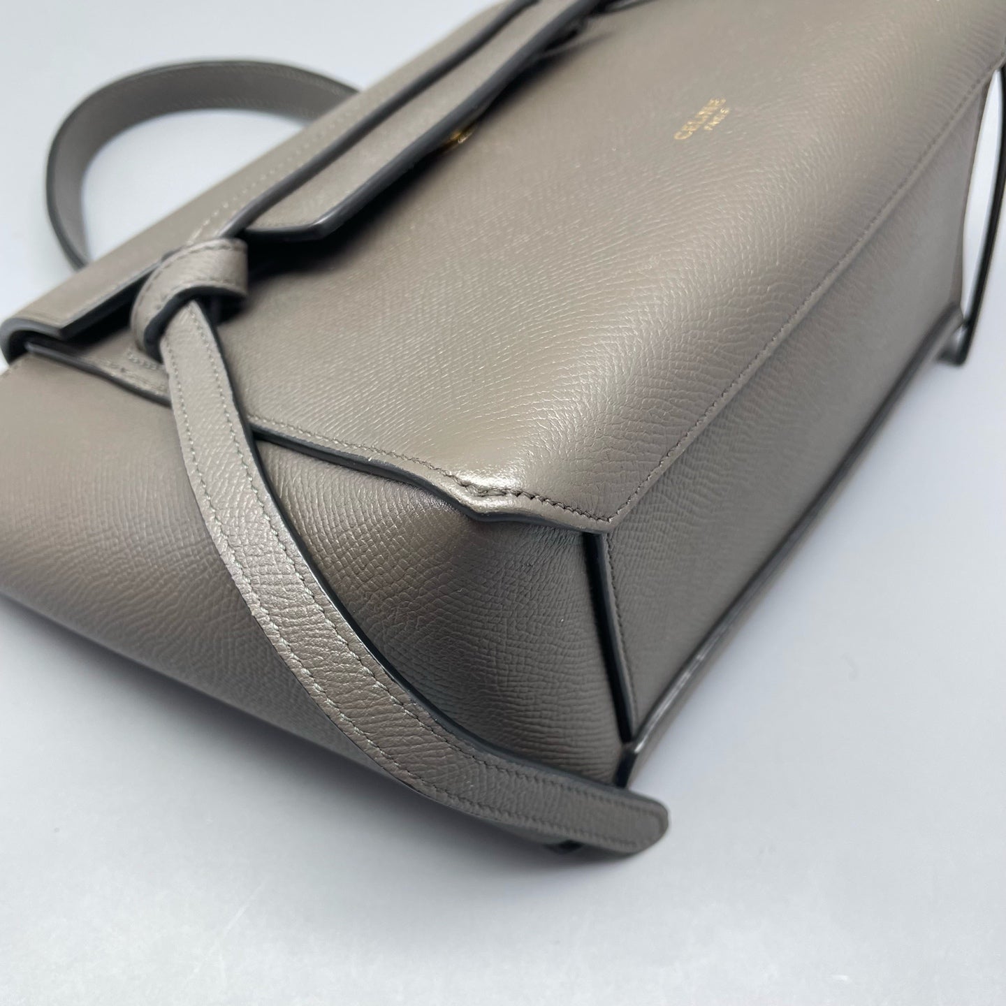 Celine - Belt Bag Nano - Grained leather - Elephant Grey - (mini)