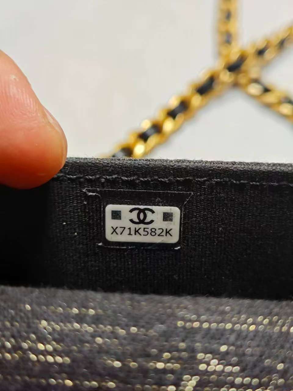 Chanel - Mini Messenger Chain Bag - Denim - Jeans - Black - (mini)