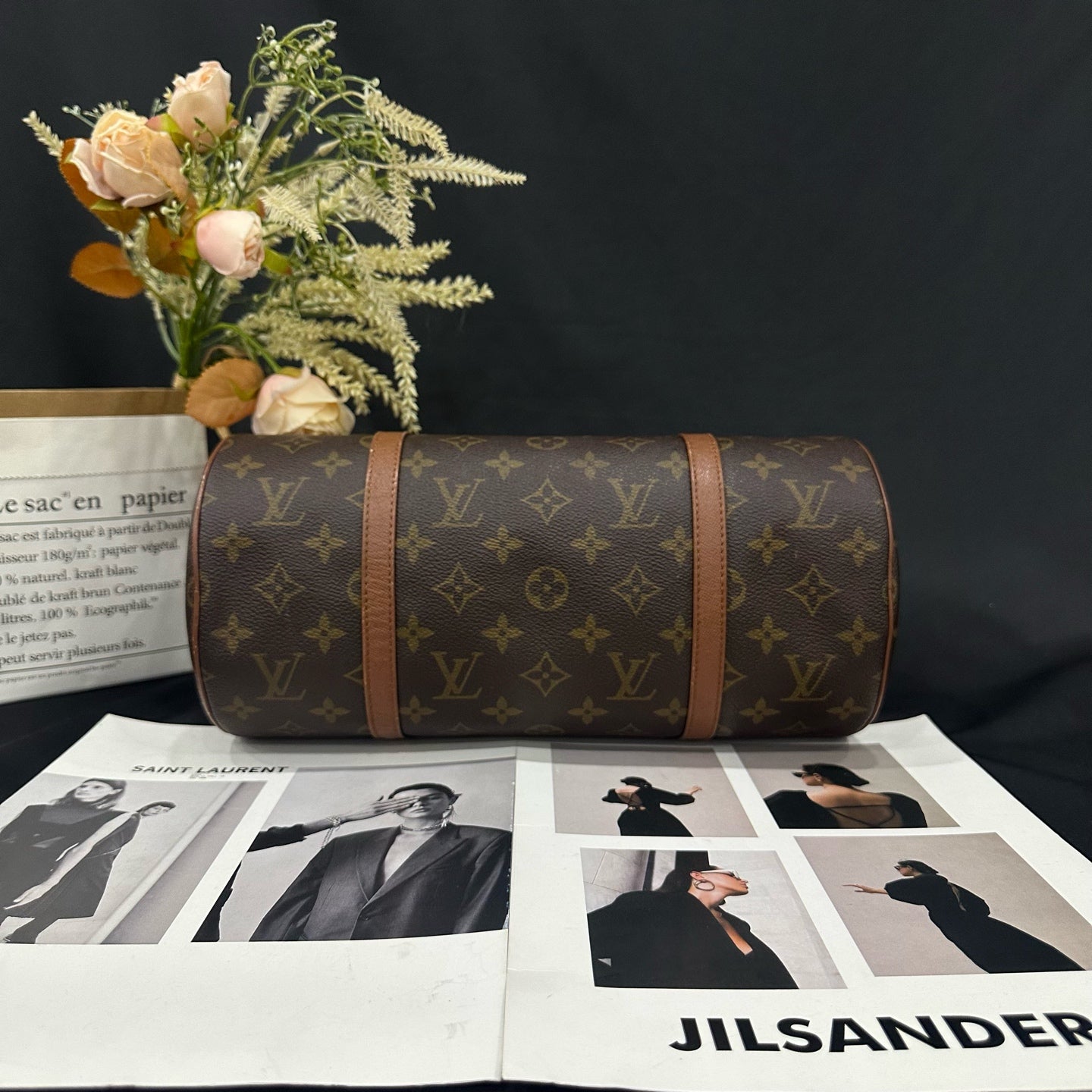 Louis Vuitton - Papillon 30 - Monogram coated canvas with natural cowhide leather trim - Brown - (medium)