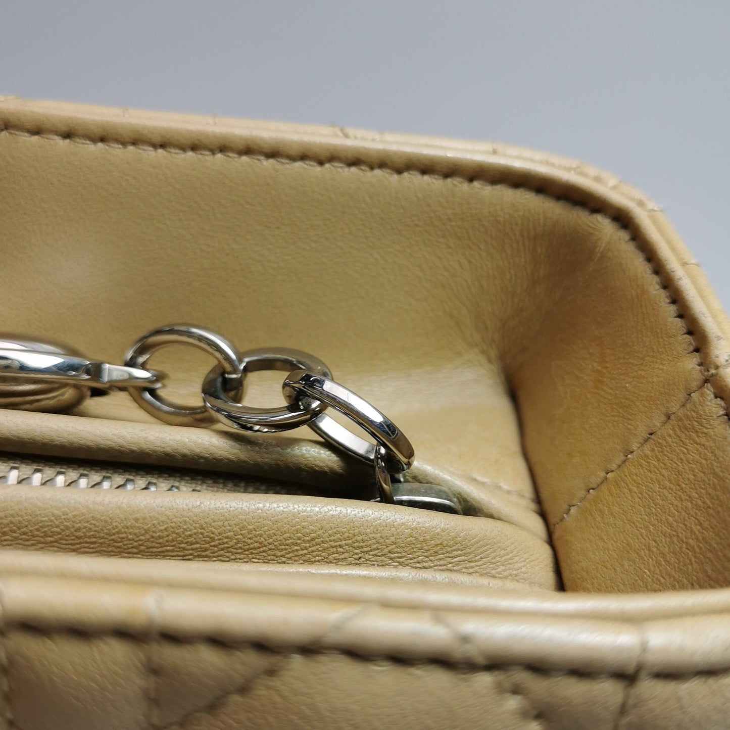 Dior - Lady Dior Tote - Lambskin leather - Beige - (Large)
