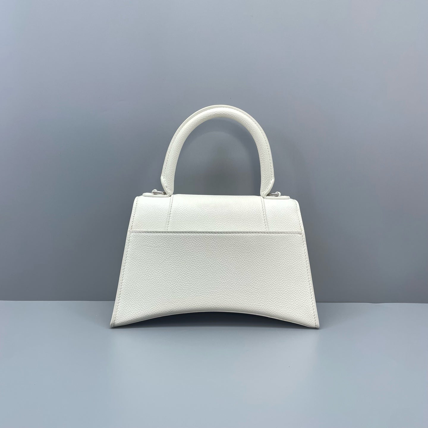 Balenciaga - Hourglass Small Bag - Grained leather - White - (mini)