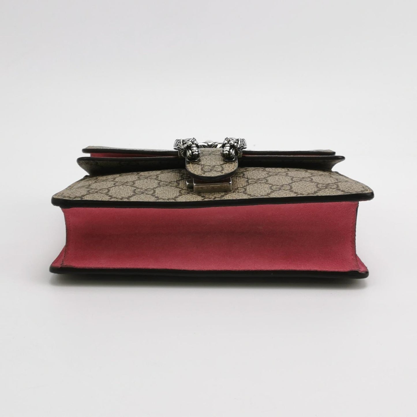 Gucci - Dionysus Small Shoulder Bag 421970KHNRN8698 - GG Supreme coated canvas with suede accents - Beige, Brown, Red - (mini)