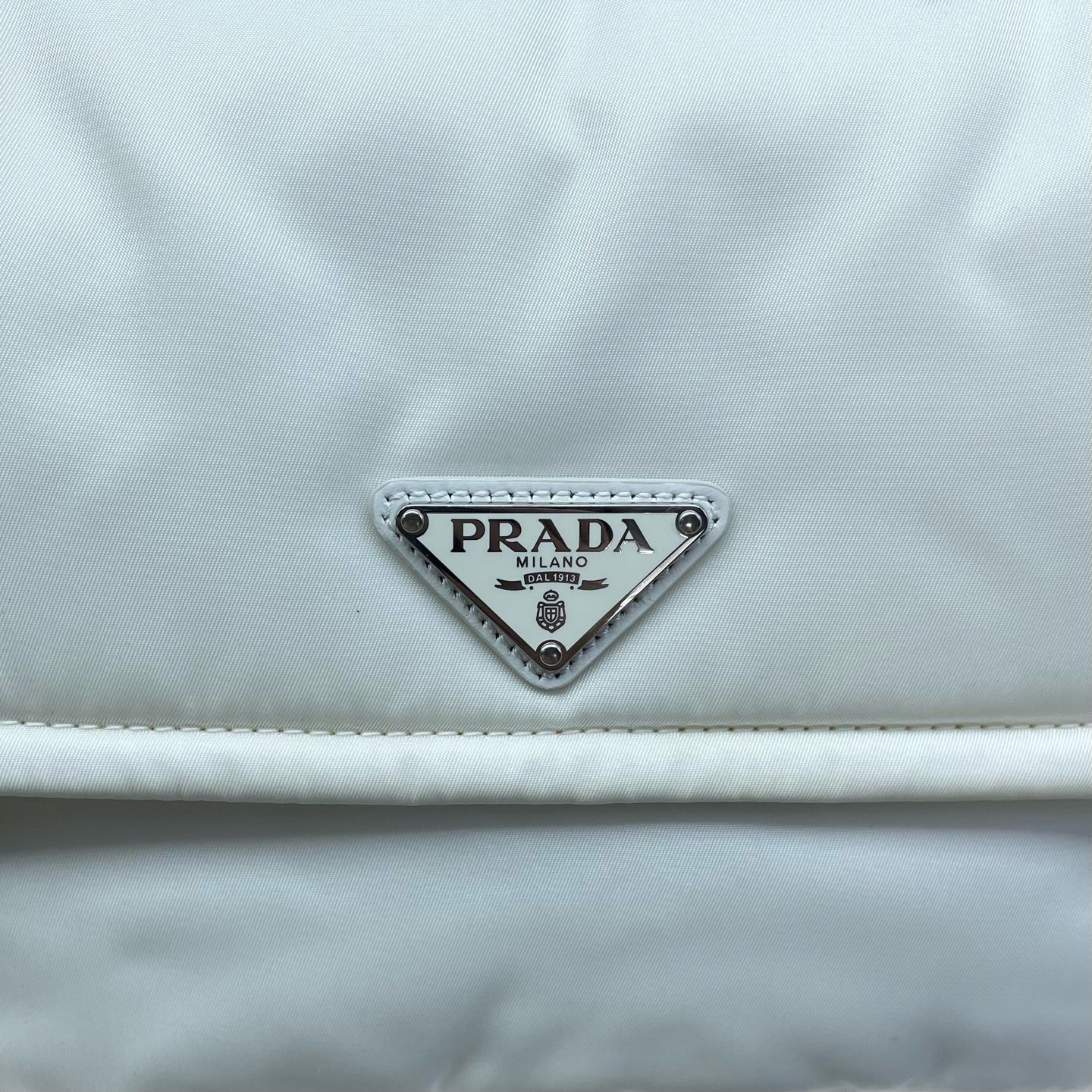 Prada - Cini Messenger Bag - Polyamide - White - (small)
