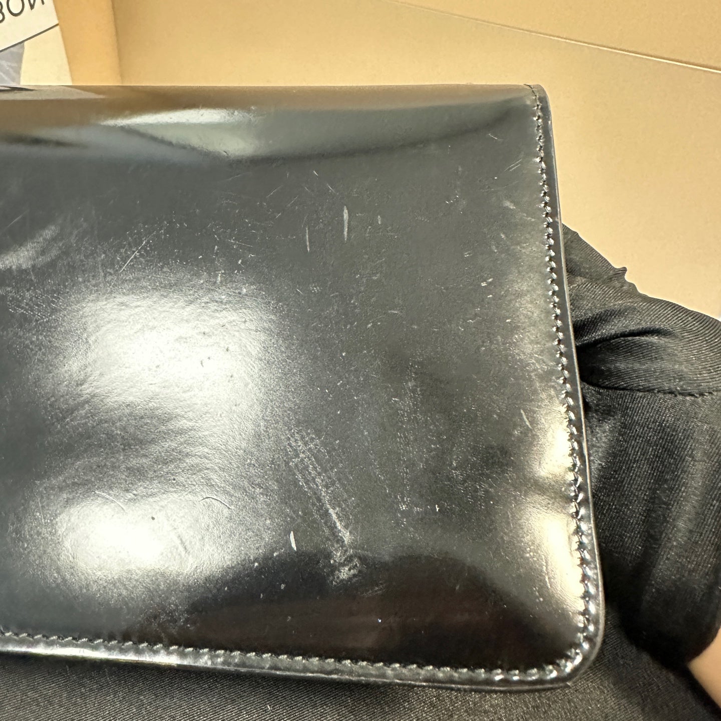 Gucci - Interlocking G Accordion Flap Bag - Patent leather - Black - (mini)
