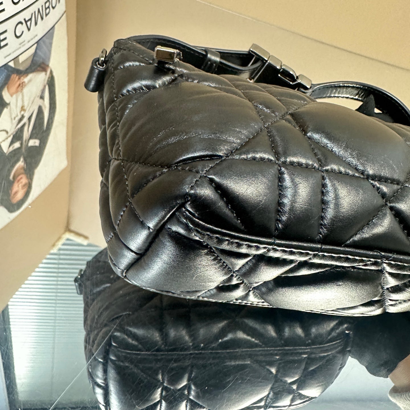Dior - Travel Nomad Small Lunchbox Bag - Lambskin leather - Black - (mini)
