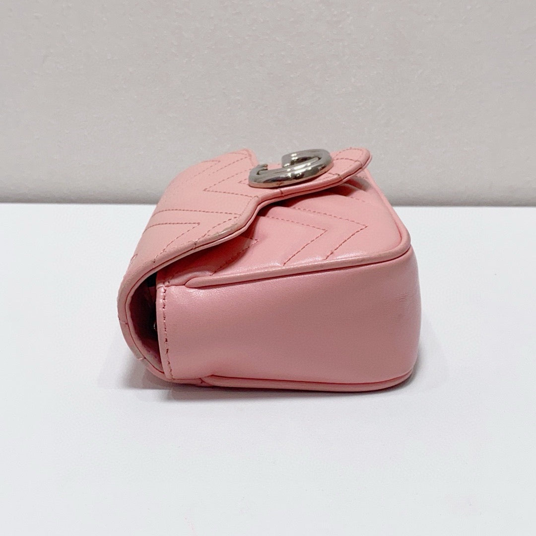 Gucci - Marmont Mini - Leather - Pink - (mini)