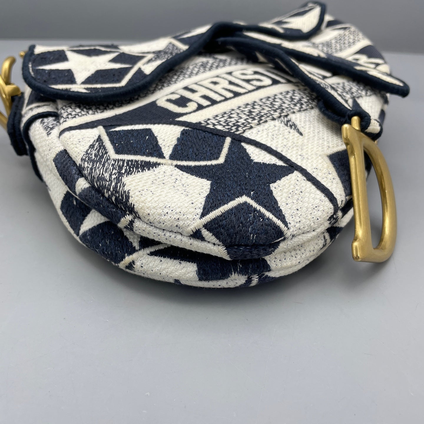 Dior - Saddle - Cloth - Blue - (Medium)