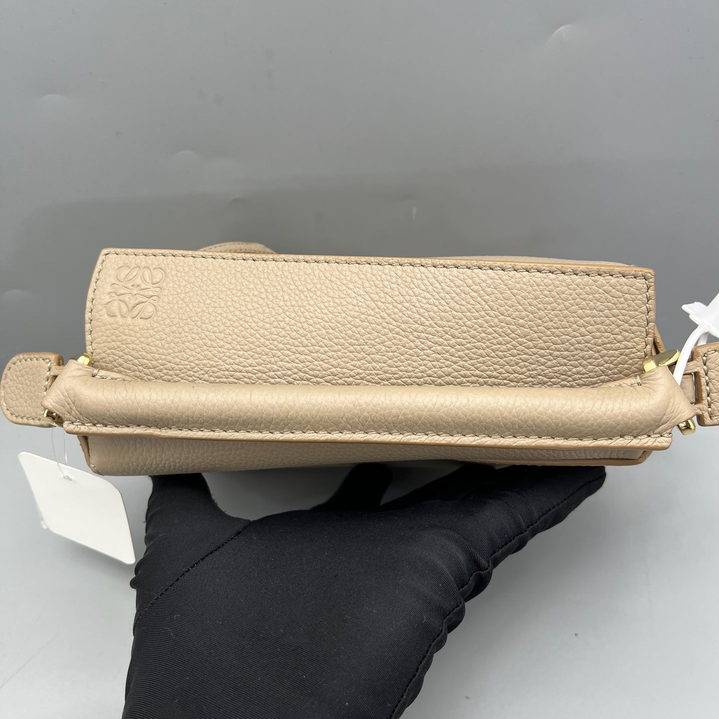 Loewe - Puzzle Bag - Grained calfskin leather - Beige - (Mini)