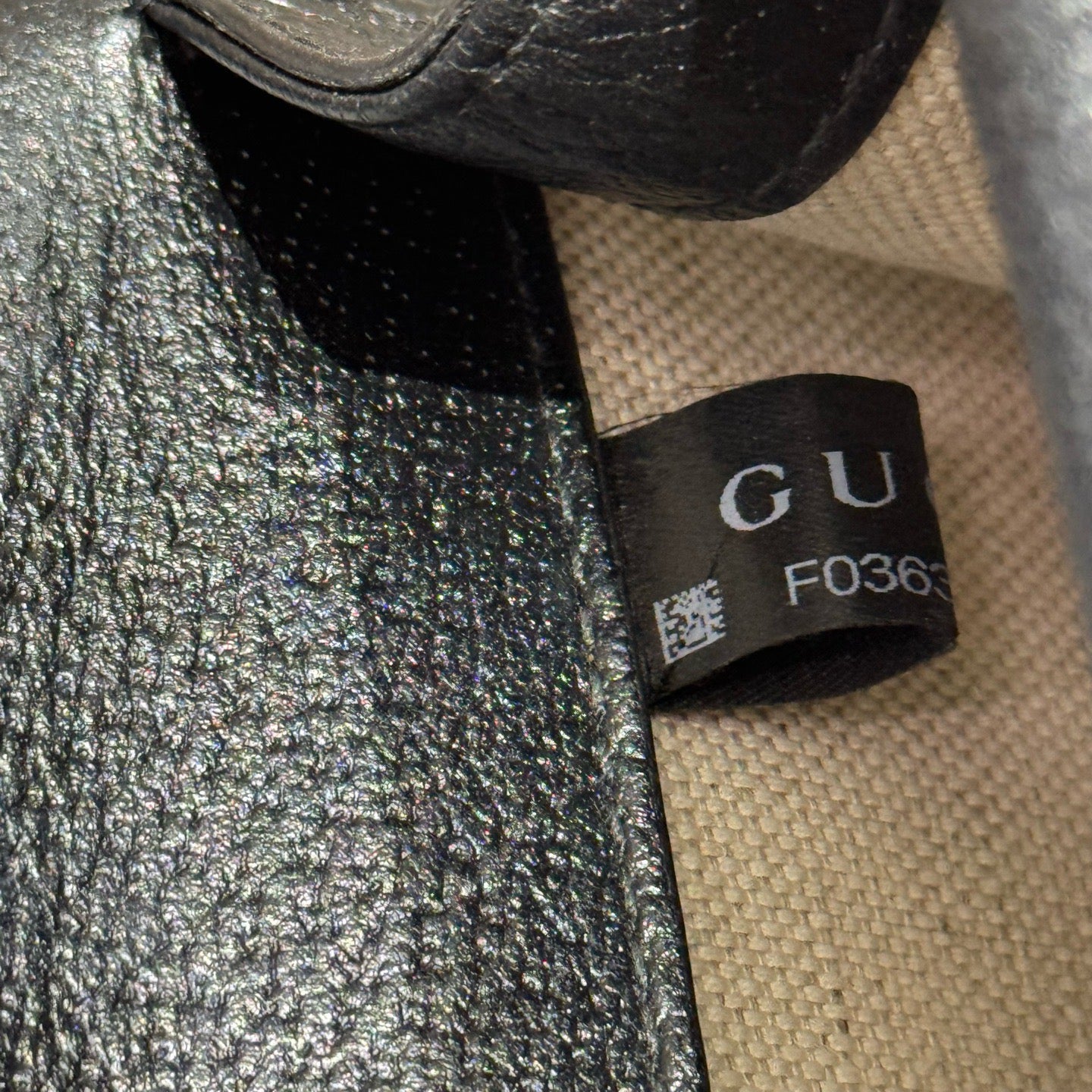 Gucci - Dionysus - Black GG denim with black grained leather trim - Black - (Medium)