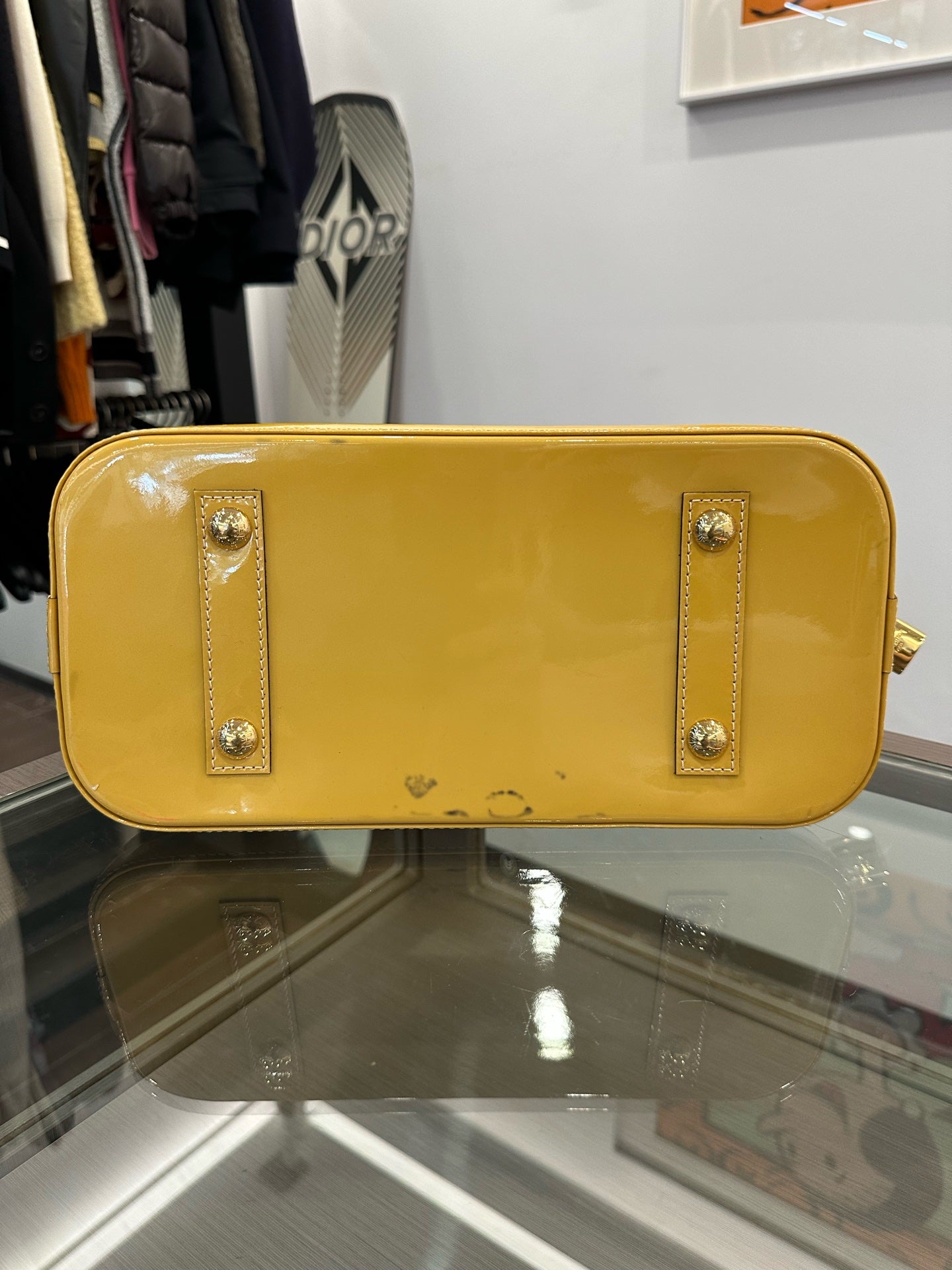 Louis Vuitton - Alma PM - Patent leather - Yellow - (Medium)