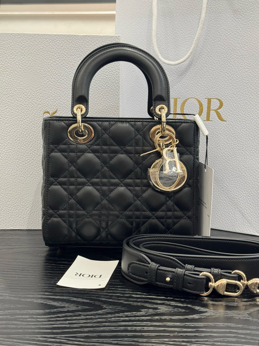 Dior - Lady Dior My ABCDior - Lambskin leather - Black - (mini)