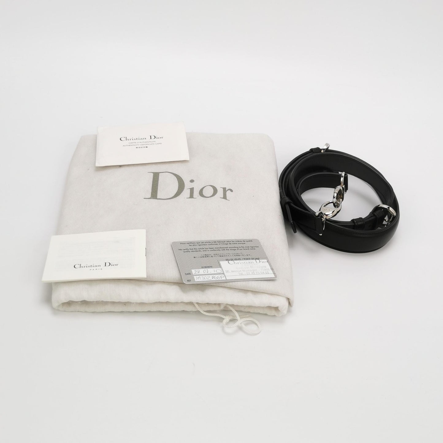 Dior - Diorissimo Tote with Cannage Stitching - Leather - Black - (large)