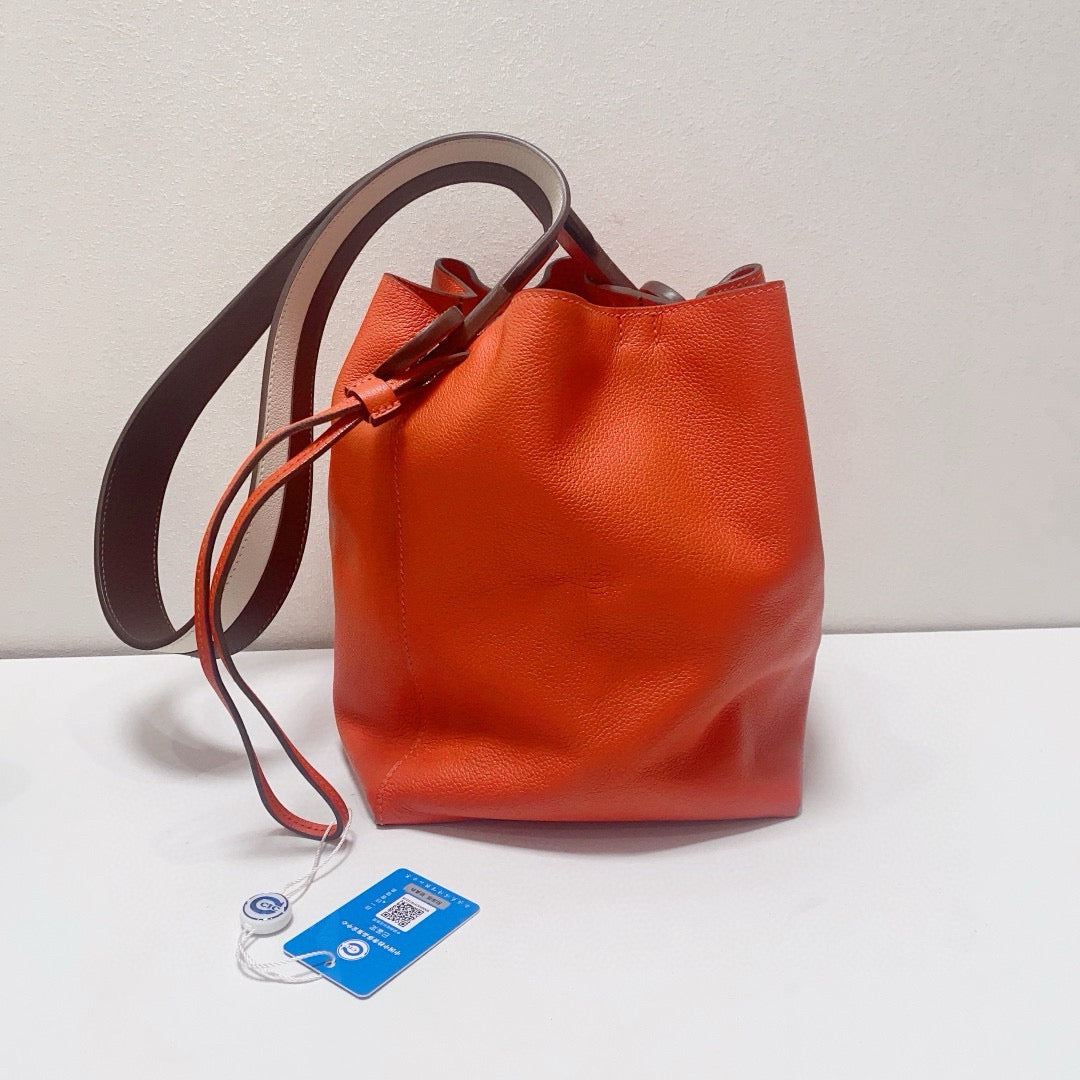 Hermès - Licol 17 - Taurillon Clemence leather - Cinnabar Red - (Small)
