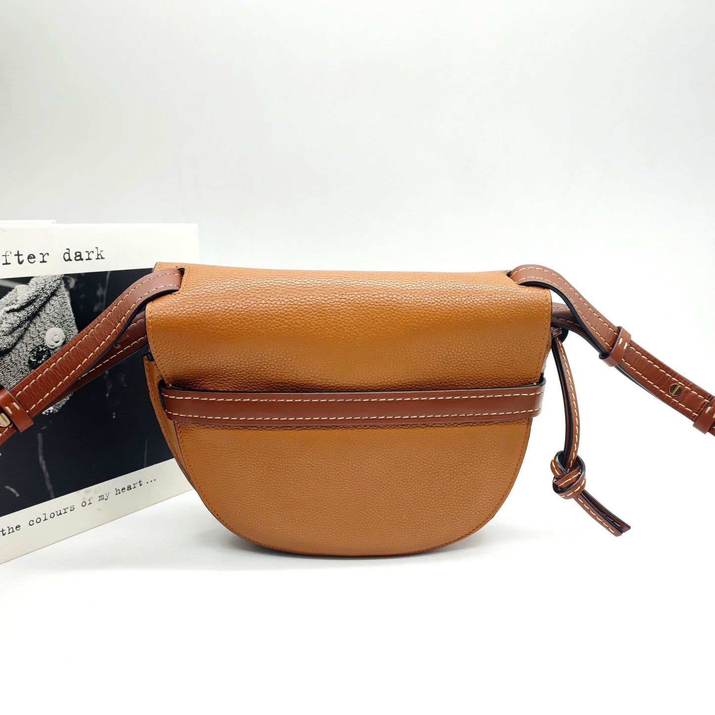 Loewe - Gate Bag - Grained calfskin leather - Caramel and Brown - (Medium)