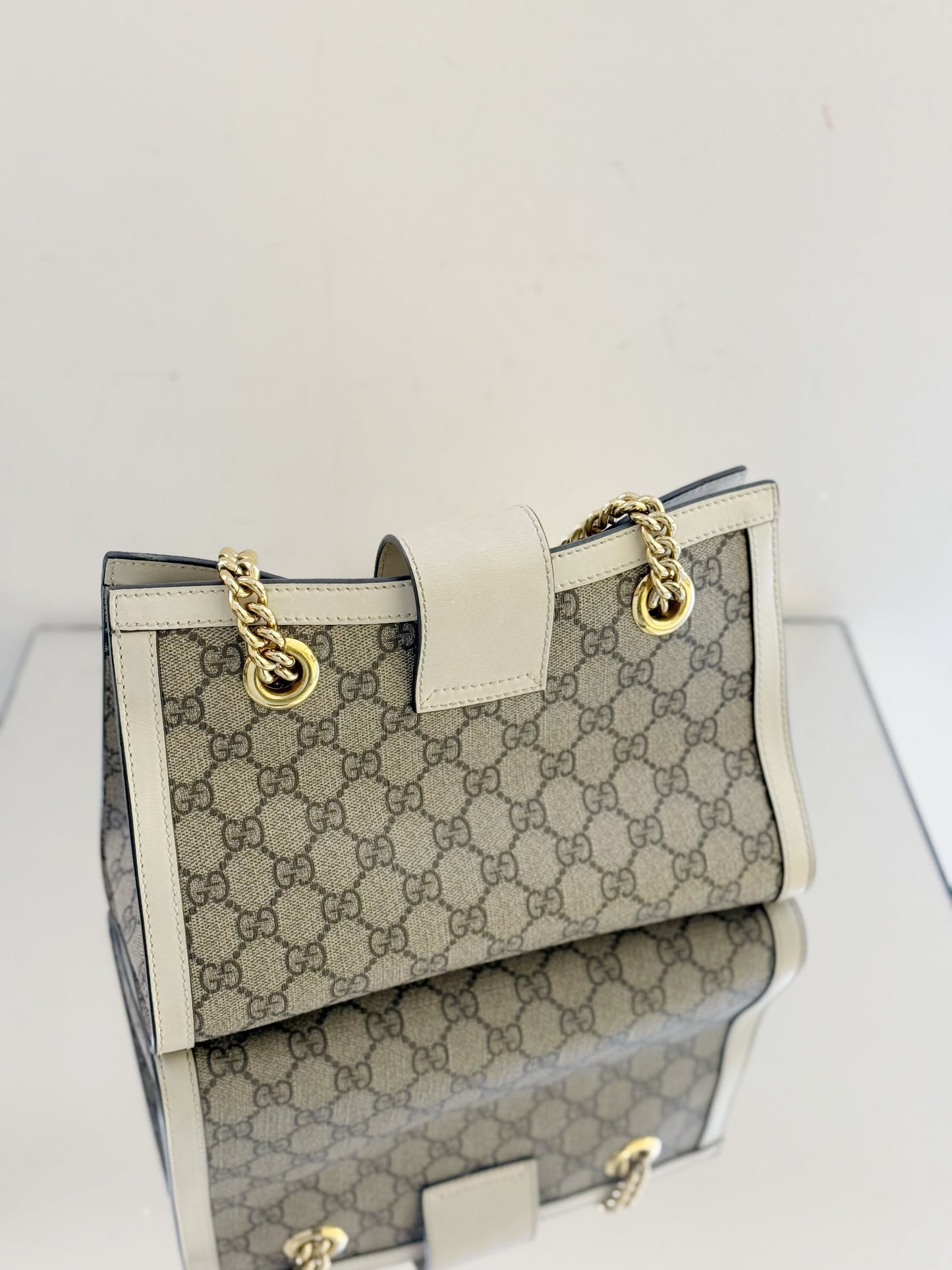 Gucci - Padlock - GG Supreme coated canvas with leather trim - Beige - (Small)