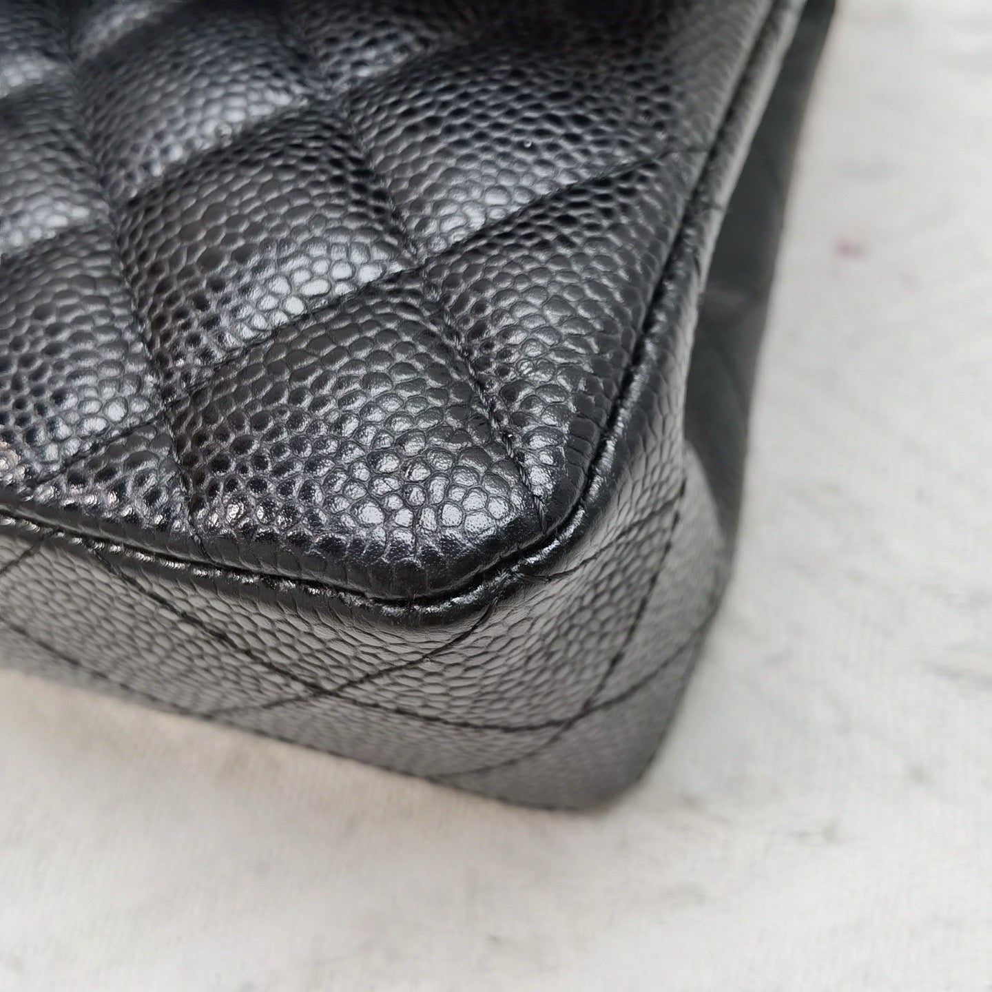 Chanel - Classic Flap Bag - Caviar leather - Black - (Small)