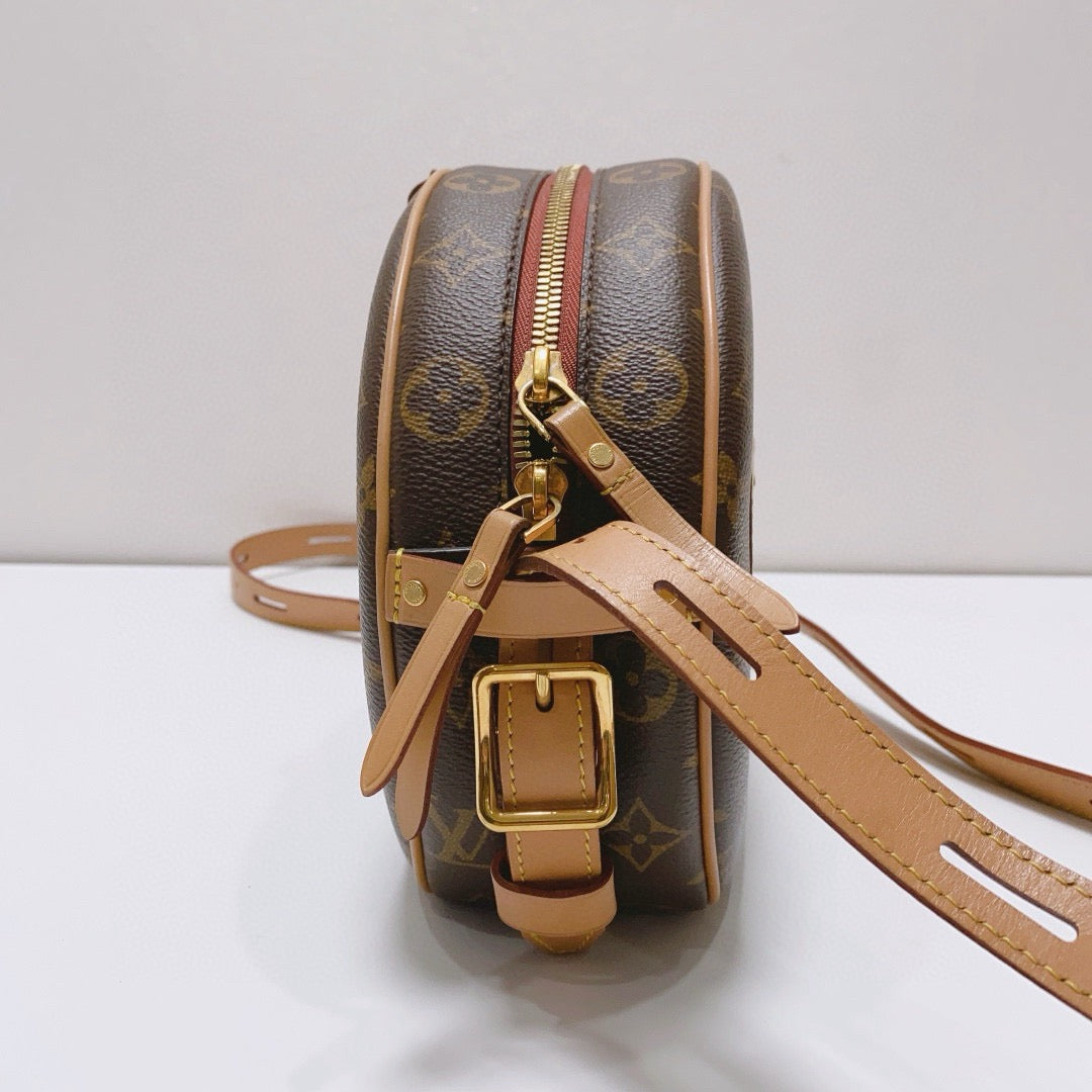 Louis Vuitton - Boite Chapeau Souple - Monogram coated canvas with Vachetta leather trim - Brown - (Small)