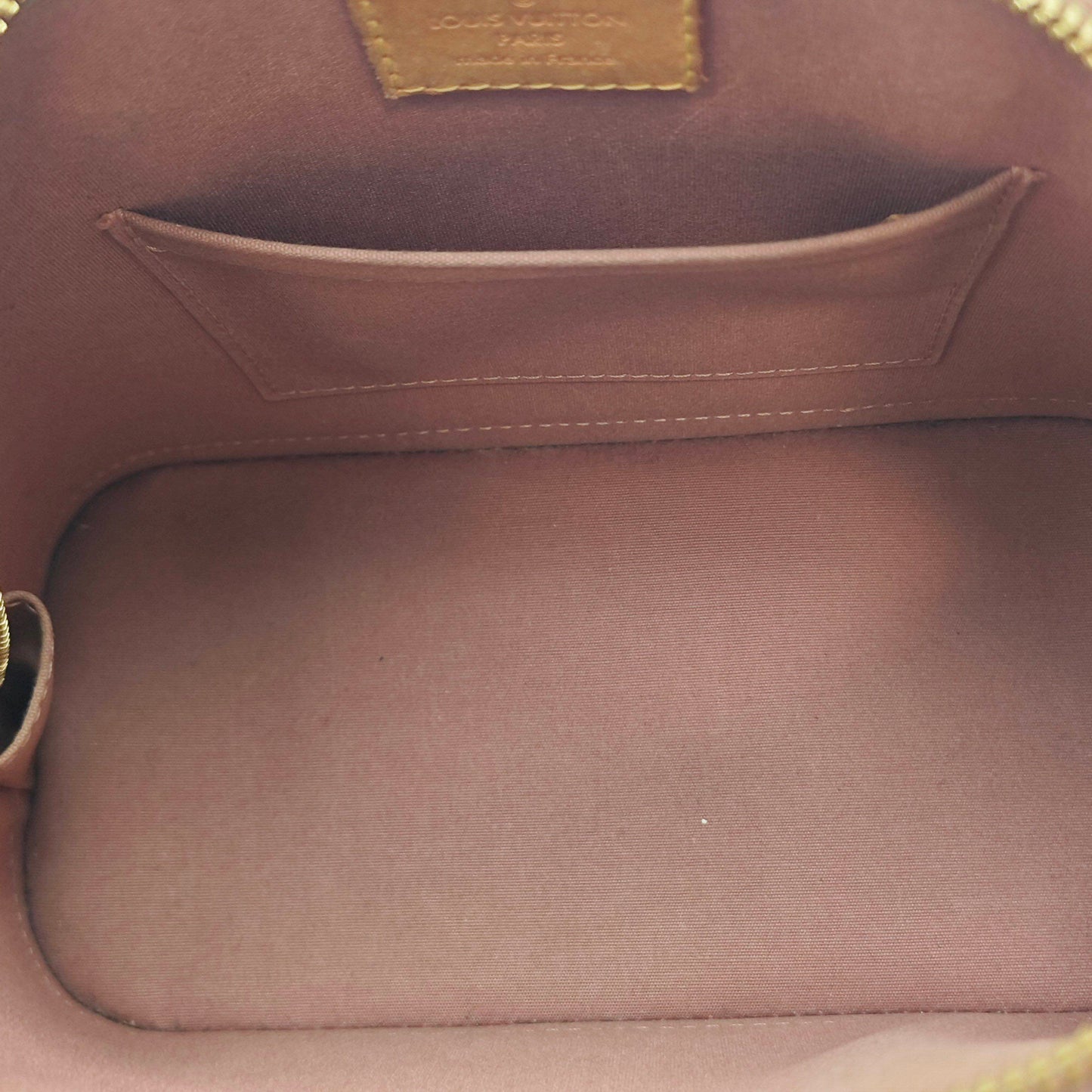 Louis Vuitton - Alma BB - Patent leather - Brownish Yellow with Gold-Tone Hardware - (Mini)