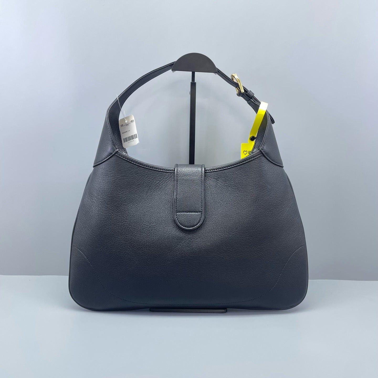 Gucci - Half Moon Shoulder Bag - Leather - Black - (medium)