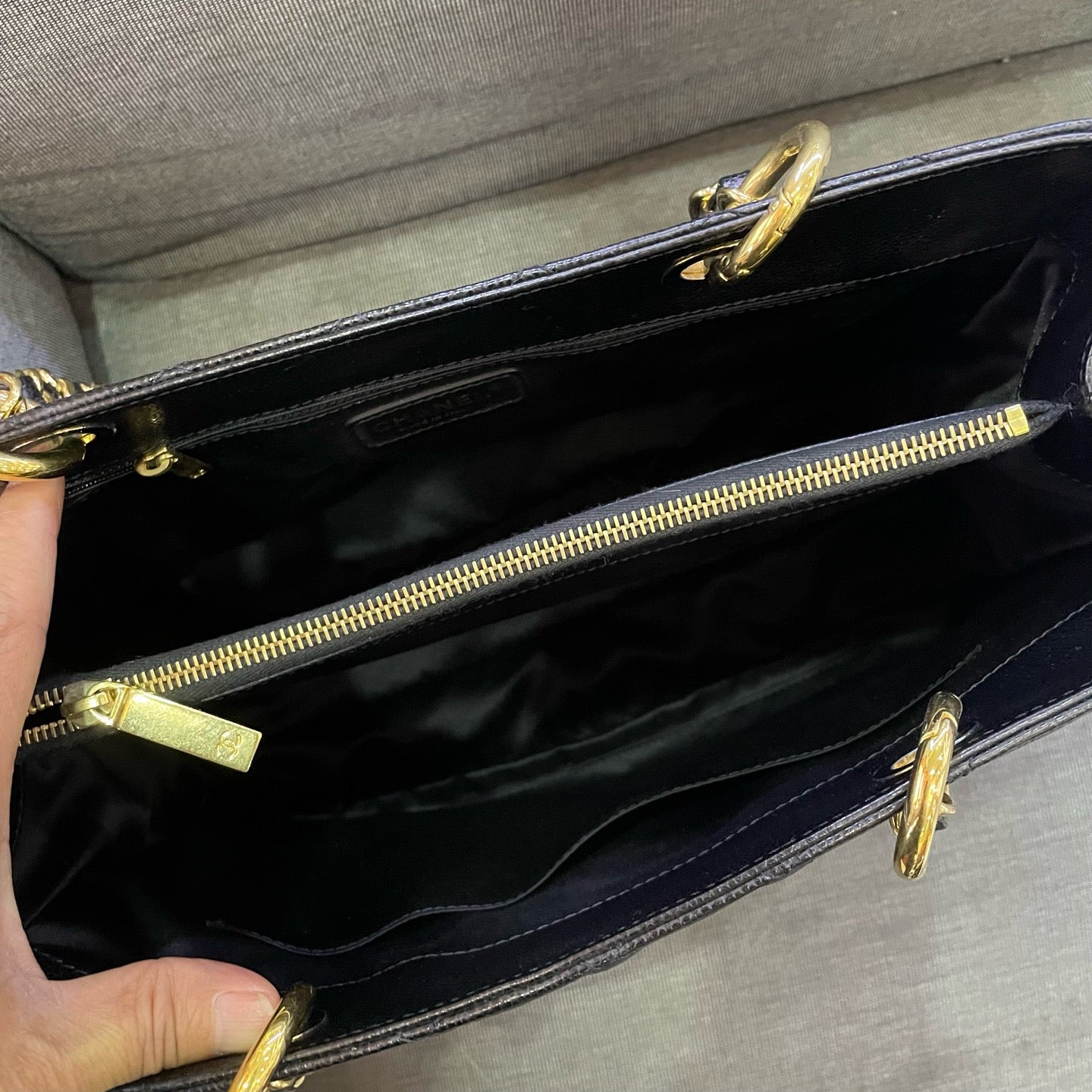 Chanel - Grand Shopping Tote (GST) - Caviar leather - Black - (Large)